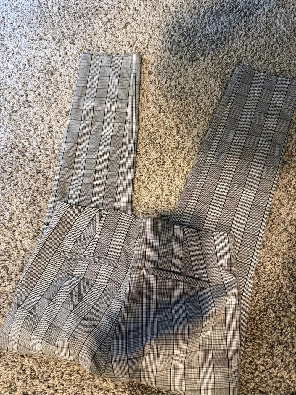 a new day Women's Gray Plaid Slim Dress Pants - Picture 4 of 4